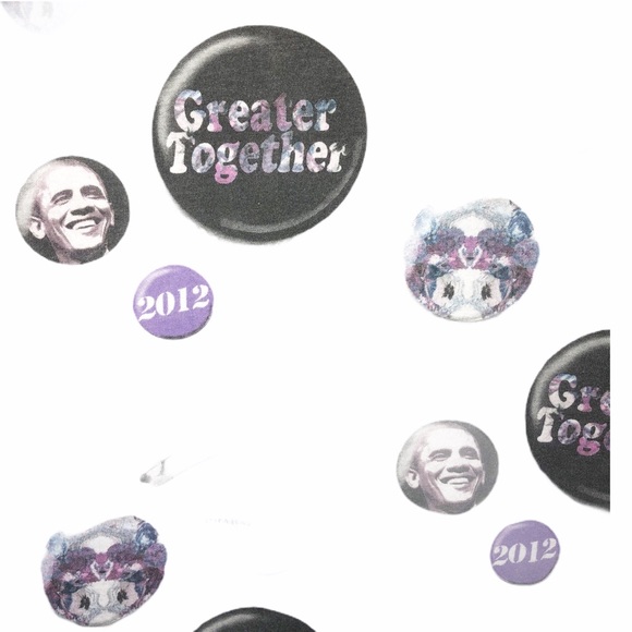 Runway to Win Prabal Gurung Vogue Obama ReElection Collectors Graphic Ringer Tee - Picture 3 of 9